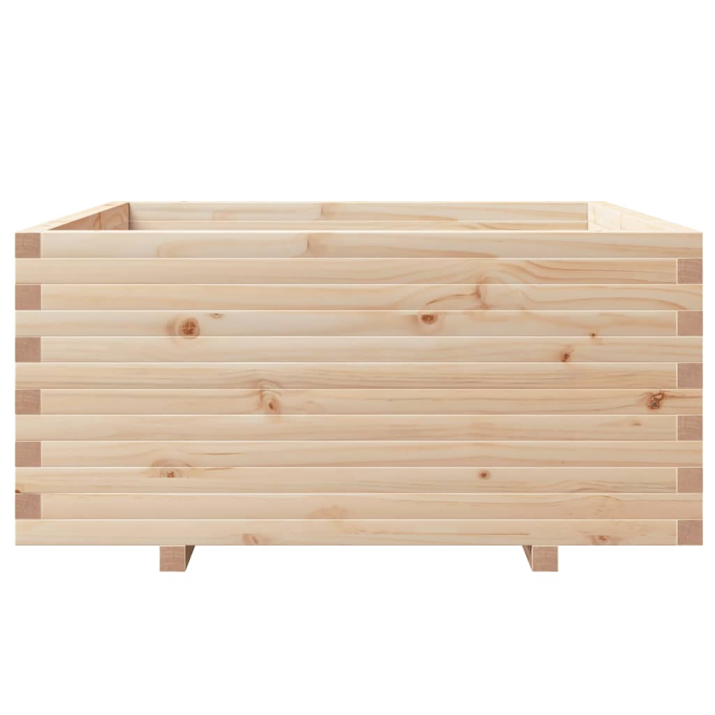 Fioriera da Giardino 100x100x49,5 cm in Legno Massello di Pino - homemem39