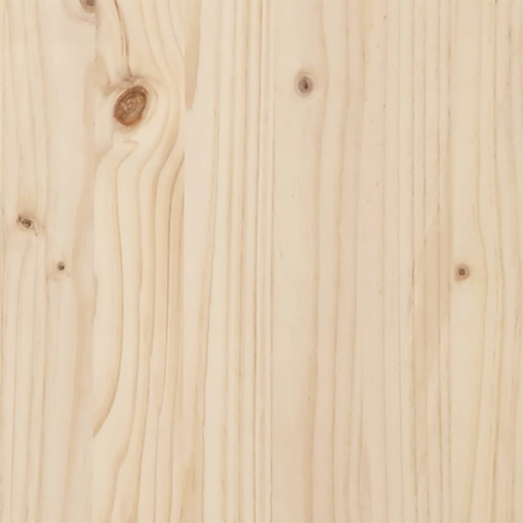 Fioriera da Giardino 100x100x49,5 cm in Legno Massello di Pino