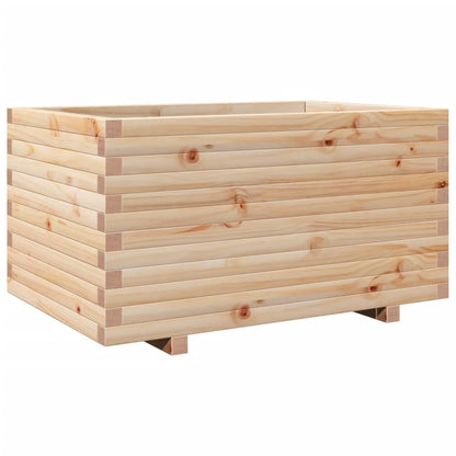 Fioriera da Giardino 90x60x49,5 cm in Legno Massello di Pino - homemem39