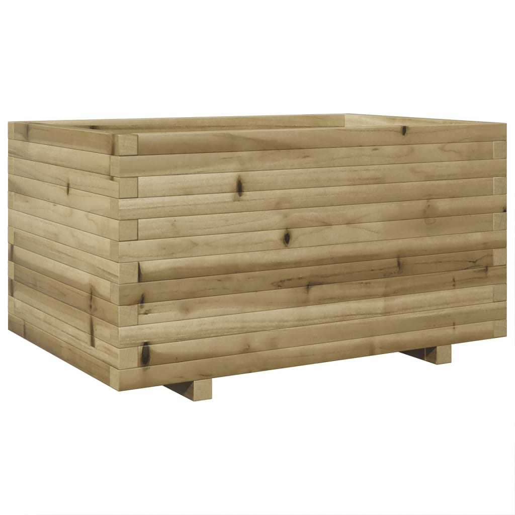 Fioriera da Giardino 90x60x49,5 cm in Legno di Pino Impregnato - homemem39