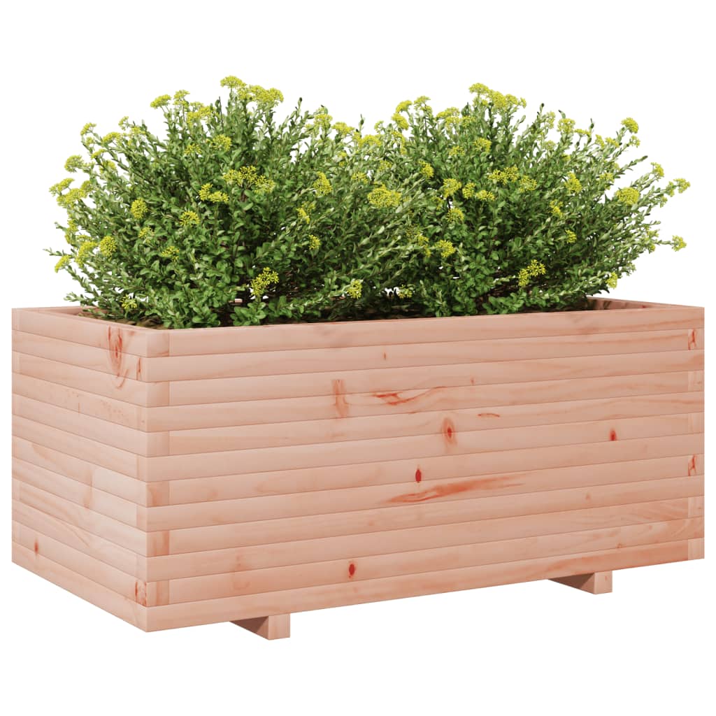 Fioriera da Giardino 110x60x49,5cm in Legno Massello di Douglas