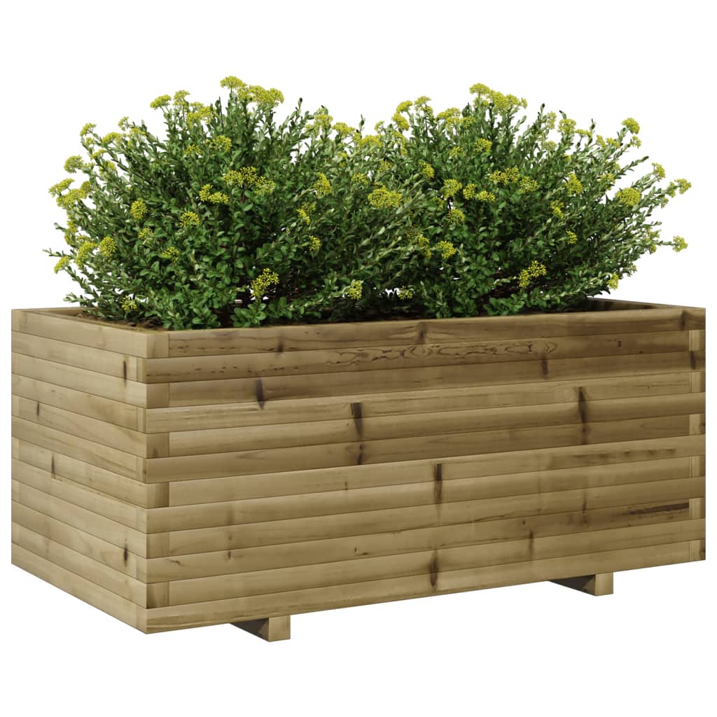 Fioriera da Giardino 110x60x49,5 cm in Legno di Pino Impregnato