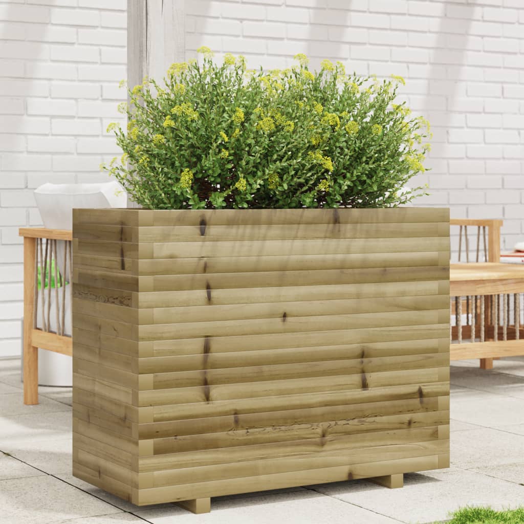 Fioriera da Giardino 90x40x72,5 cm in Legno di Pino Impregnato - homemem39