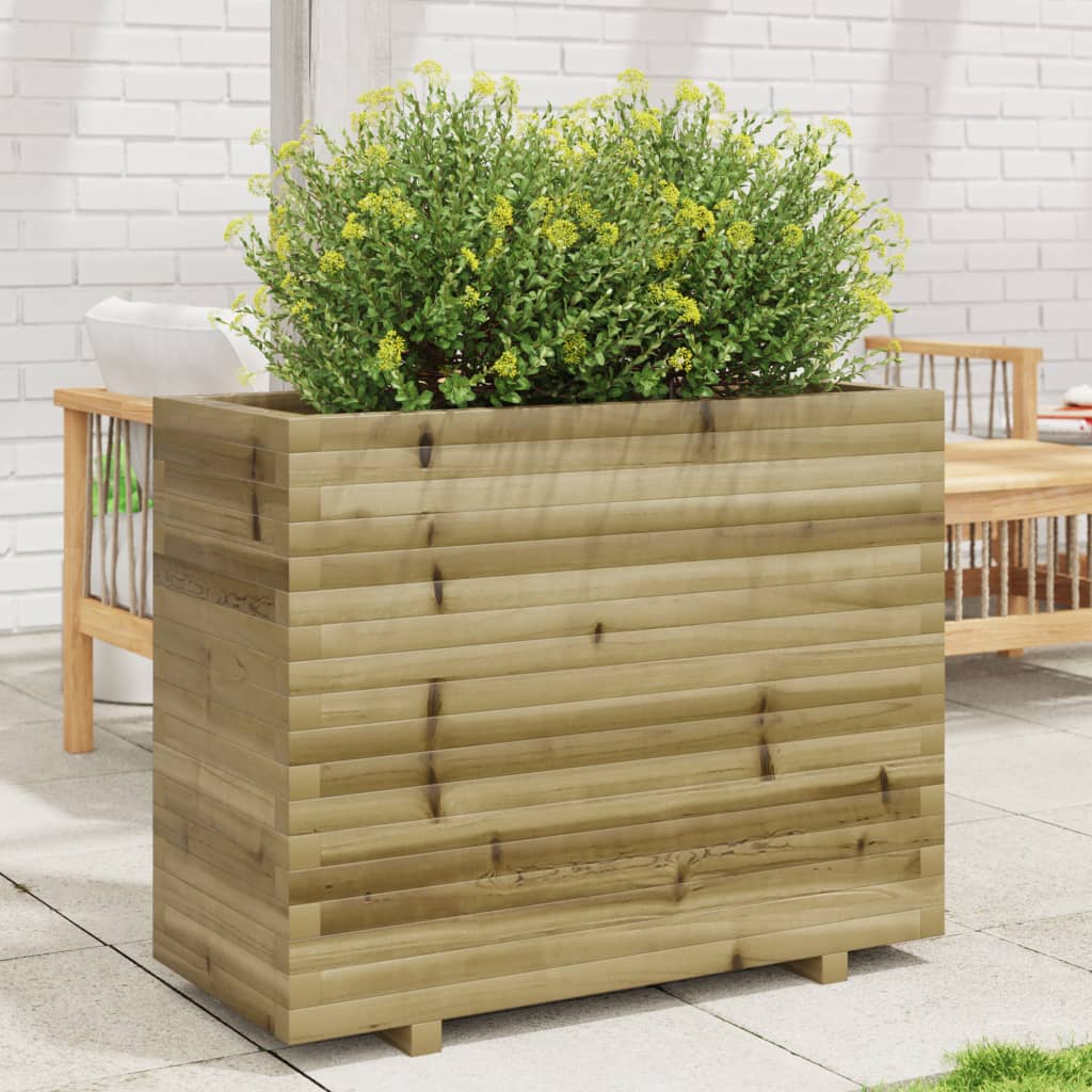 Fioriera da Giardino 90x40x72,5 cm in Legno di Pino Impregnato - homemem39