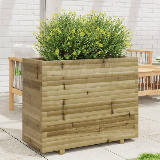 Fioriera da Giardino 90x40x72,5 cm in Legno di Pino Impregnato - homemem39