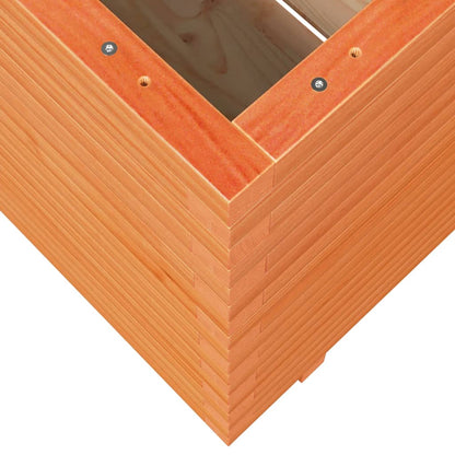 Fioriera Giardino Marrone Cera 90x60x72,5cm Legno Massello Pino - homemem39