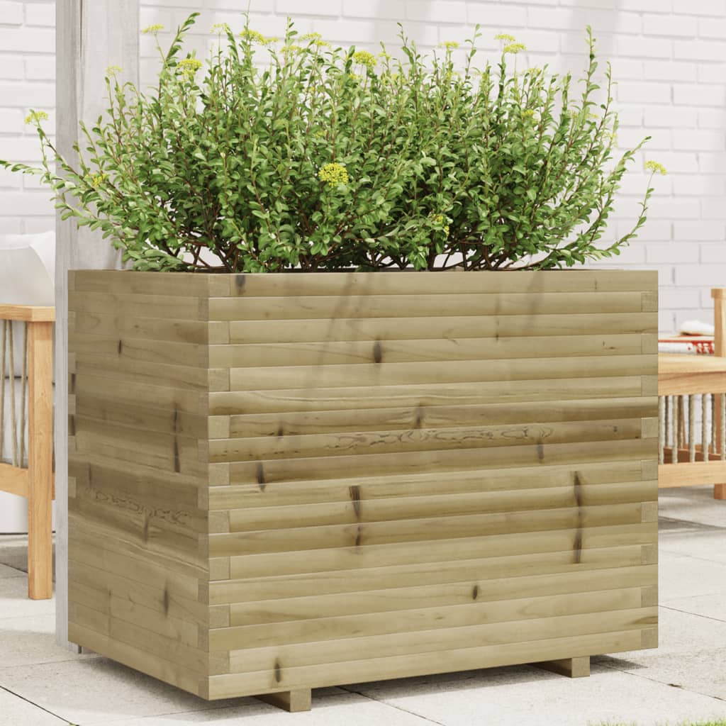 Fioriera da Giardino 90x60x72,5 cm in Legno di Pino Impregnato - homemem39