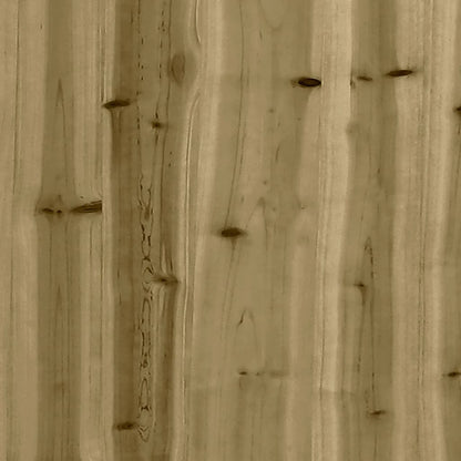 Fioriera da Giardino 80x80x72 cm in Legno di Pino Impregnato