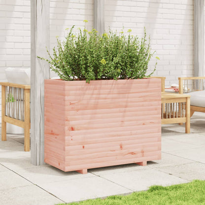 Garden planter 90x40x72 cm in solid Douglas wood