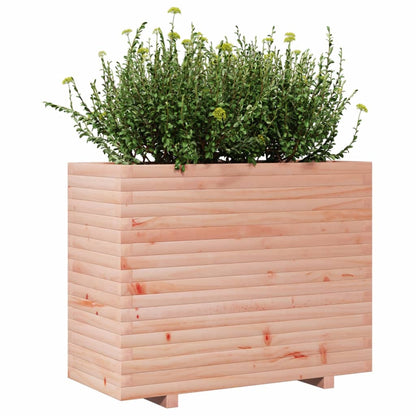 Garden planter 90x40x72 cm in solid Douglas wood