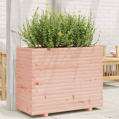 Garden planter 90x40x72 cm in solid Douglas wood