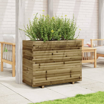 Garden Planter 90x40x72 cm in Impregnated Pine Wood