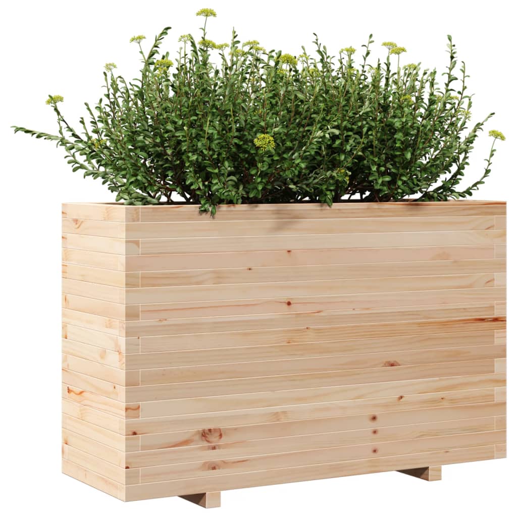 Garden Planter 110x40x72 cm Solid Pine Wood