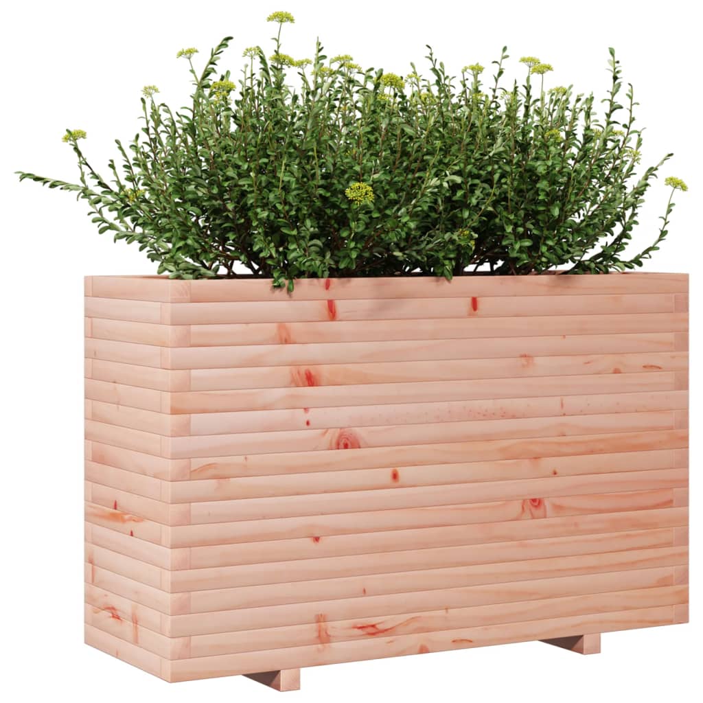 Garden planter 110x40x72 cm in solid Douglas wood