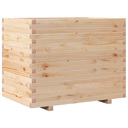 Garden planter 90x60x72 cm in solid pine wood