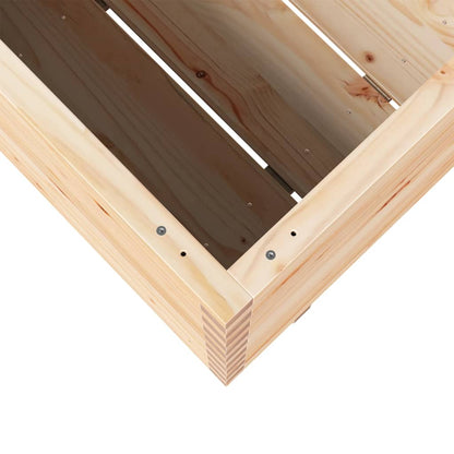 Garden planter 90x60x72 cm in solid pine wood