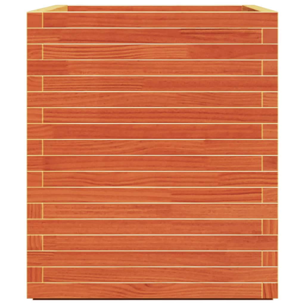 Fioriera Giardino Marrone Cera 90x60x72 cm Legno Massello Pino - homemem39