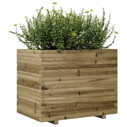 Fioriera da Giardino 90x60x72 cm in Legno di Pino Impregnato