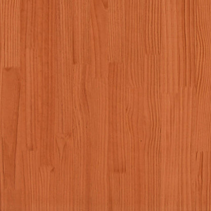 Brown Wax Garden Planter 110x60x72 cm Solid Pine Wood