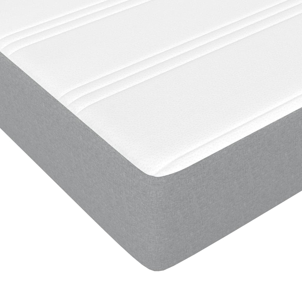Letto Cassetti e Materasso Bianco 90x200 cm Legno Massello Pino