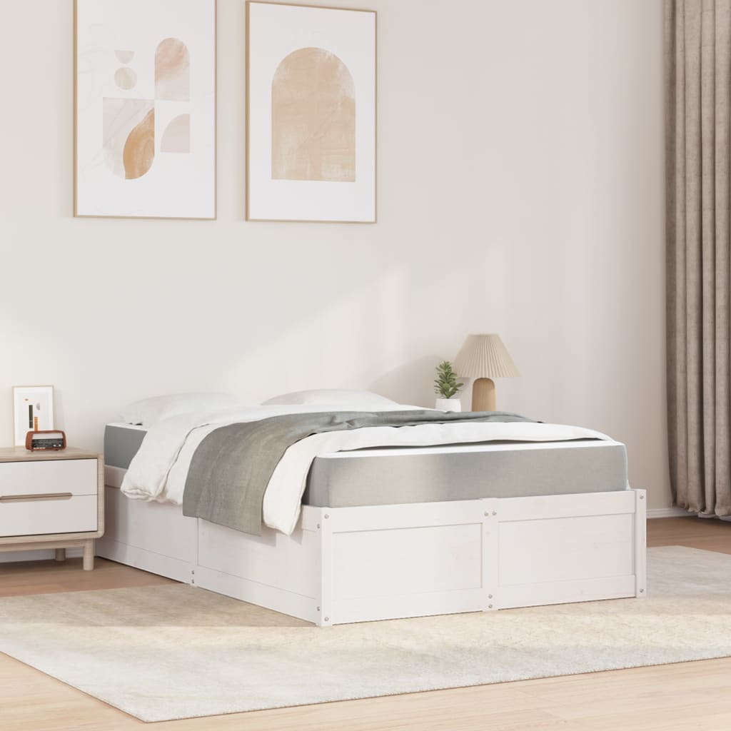 Giroletto Bianco 140x190 cm in Legno Massello di Pino | homemem39