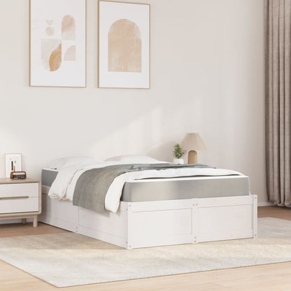 Giroletto Bianco 140x190 cm in Legno Massello di Pino | homemem39