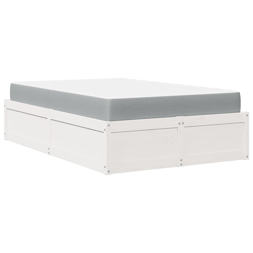 Giroletto Bianco 140x190 cm in Legno Massello di Pino | homemem39