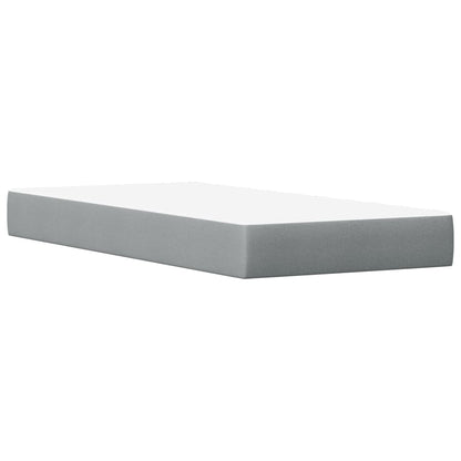 Letto con Materasso Marrone Cera 90x190cm Legno Massello Pino