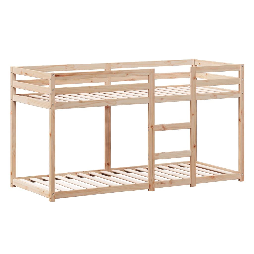 Letto a Castello senza Materasso 90x190 cm Legno di Pino | homemem39