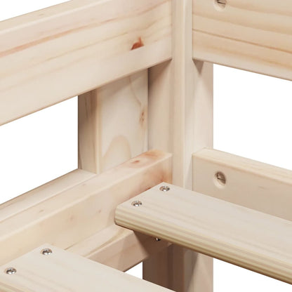 Letto a Castello senza Materasso 90x190 cm Legno di Pino - homemem39