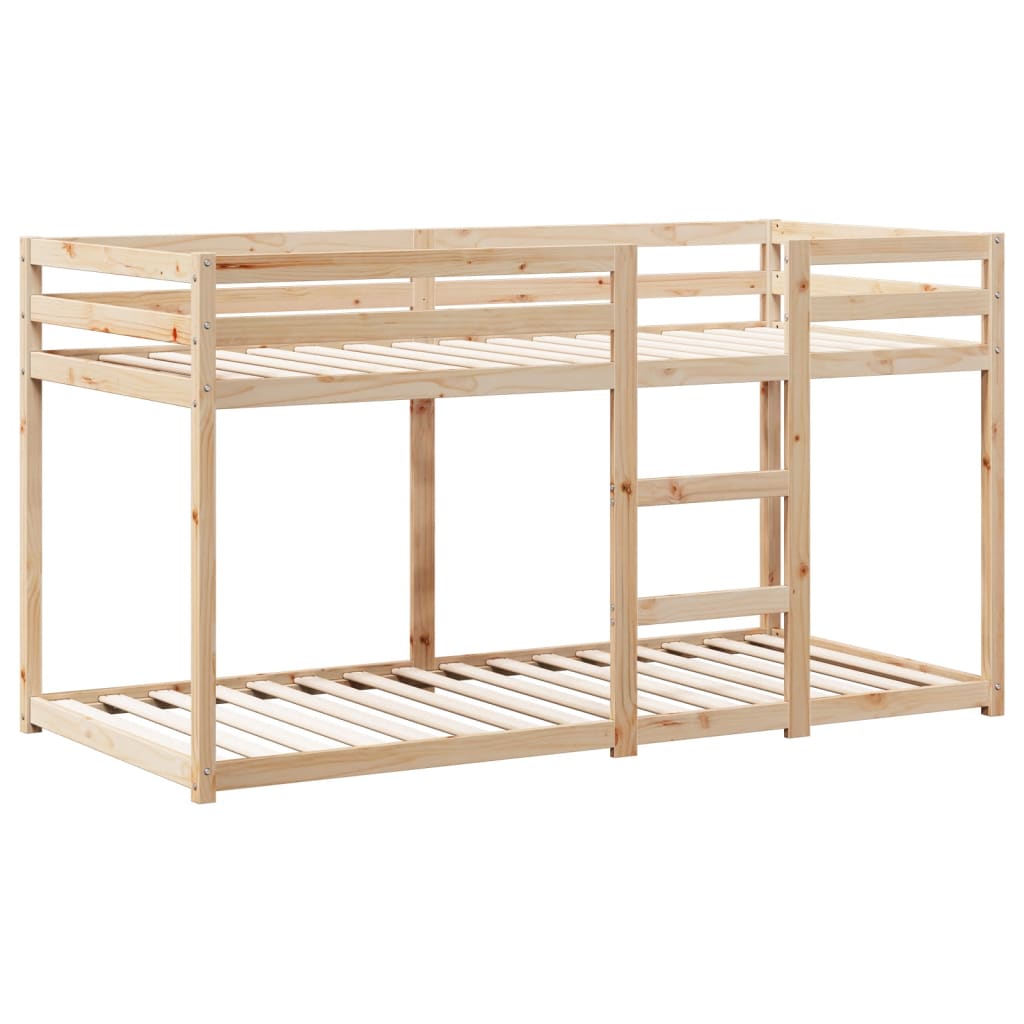 Letto a Castello senza Materasso 90x190 cm Legno di Pino | homemem39