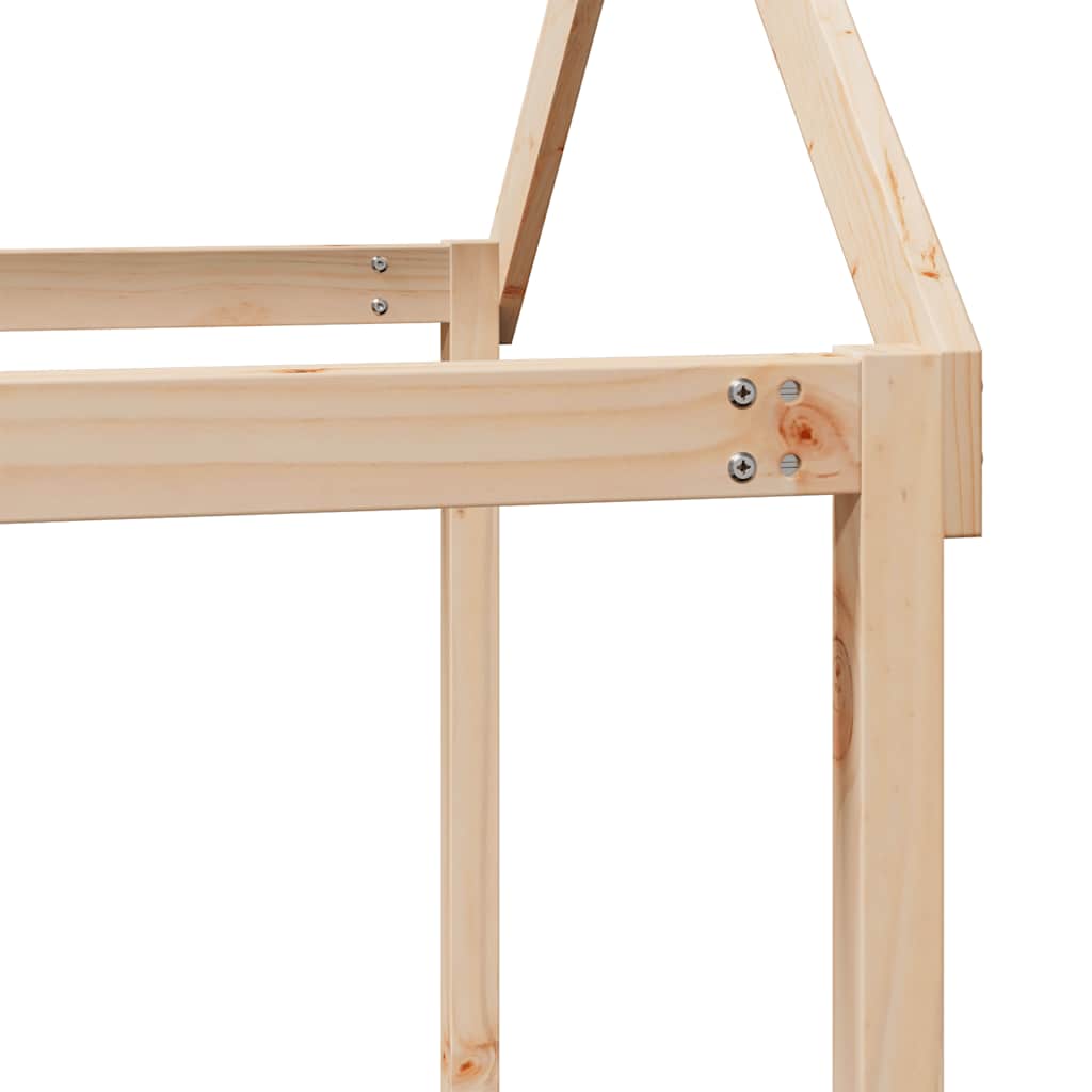 Letto a Castello senza Materasso 90x200cm Massello Pino - homemem39