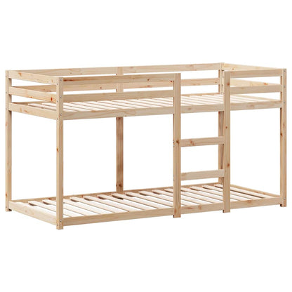 Letto a Castello senza Materasso 90x190 cm Legno di Pino | homemem39