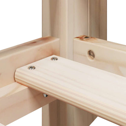Letto a Castello senza Materasso 90x190 cm Legno di Pino | homemem39