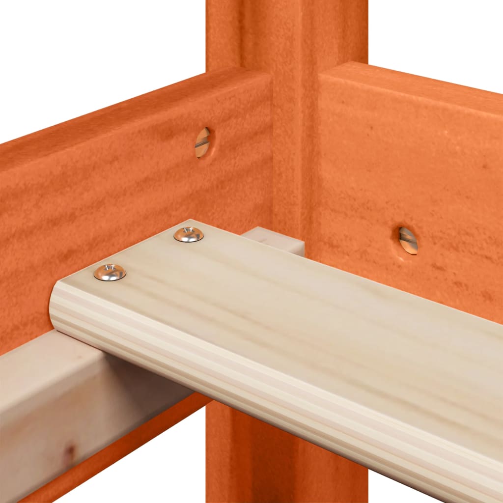 Giroletto con Panca e Tetto Cera 80x200 cm Legno Massello Pino | homemem39