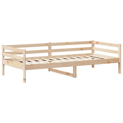 Set Dormeuse e Panca con Tetto 90x200cm Legno Massello di Pino