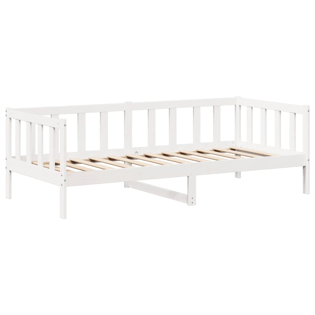 Dormeuse and Bench Set with White Roof 90x190cm Solid Pine