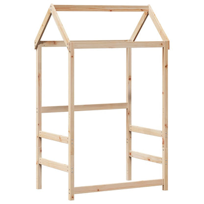 Dormeuse con Tetto 80x200 cm in Legno Massello di Pino | homemem39