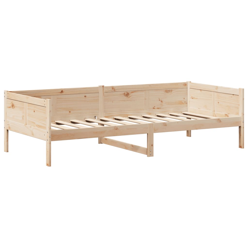 Dormeuse and Bench Set with Roof 90x190cm Solid Pine Wood