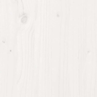 Dormeuse con Tetto 80x200 cm Bianco in Legno Massello di Pino | homemem39
