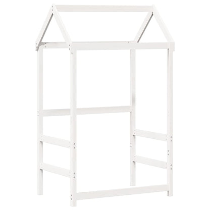 Set Dormeuse e Panca con Tetto Bianco 80x200cm Massello Pino | homemem39