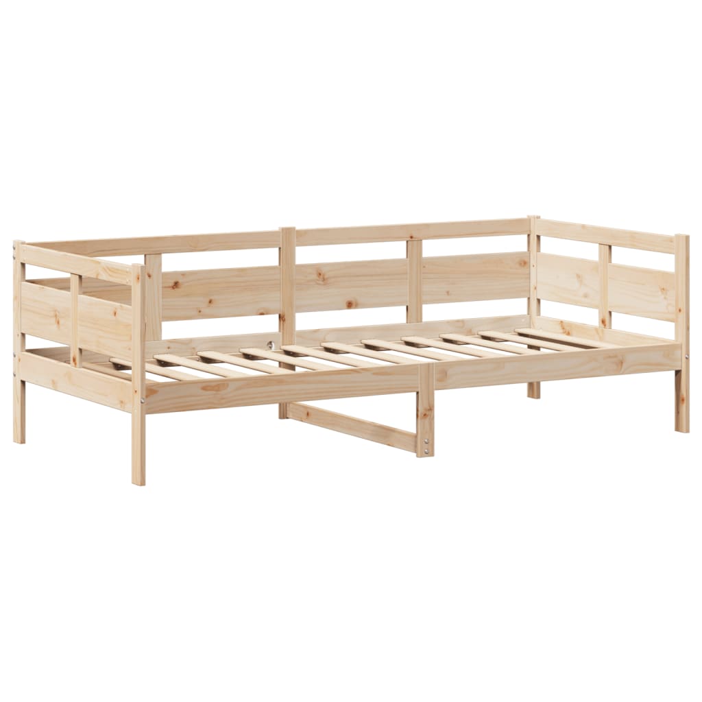 Set Dormeuse e Panca con Tetto 90x190cm Legno Massello di Pino