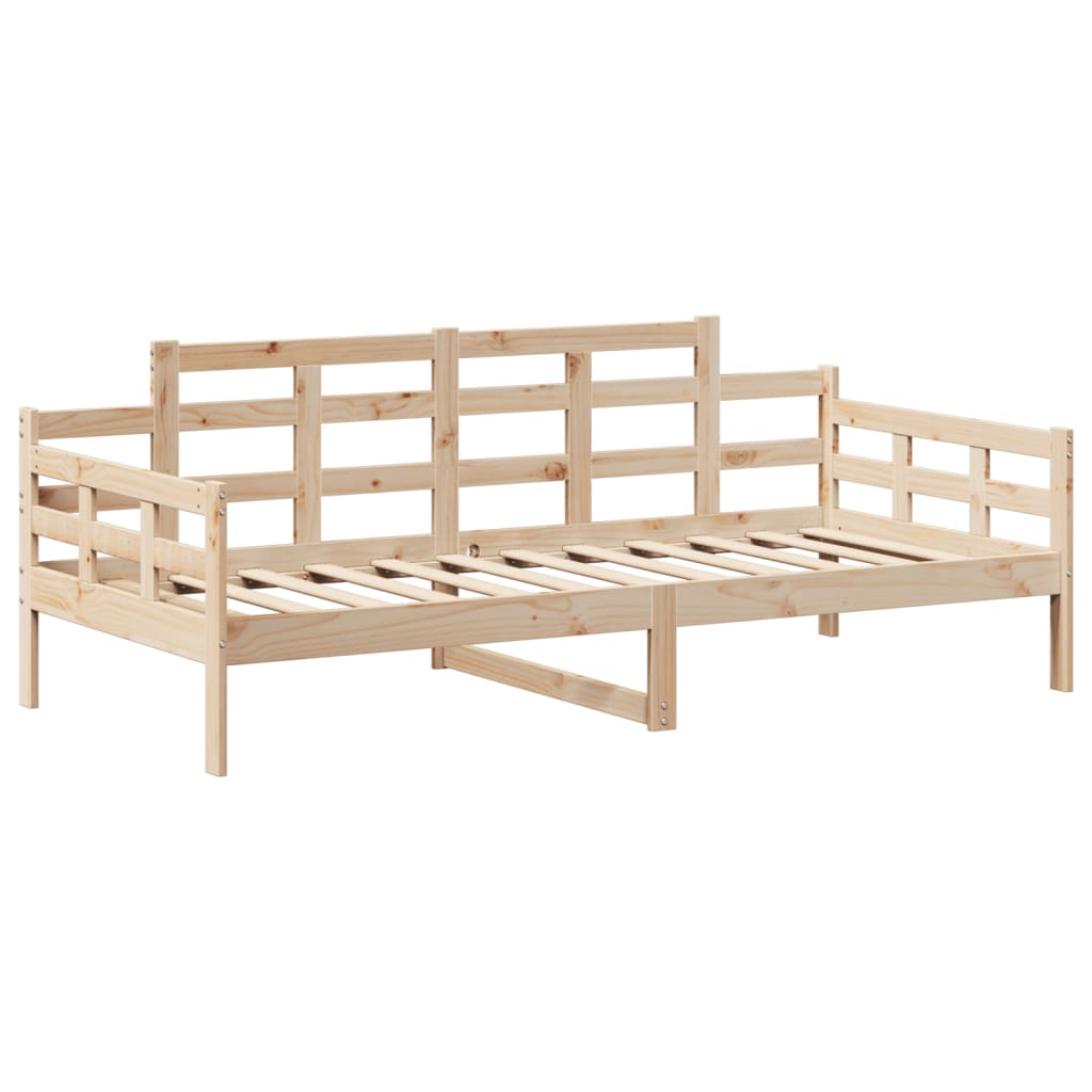 Set Dormeuse e Panca con Tetto 80x200cm Legno Massello di Pino