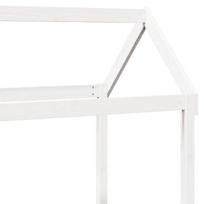 Dormeuse and Bench Set with White Roof 90x200cm Solid Pine