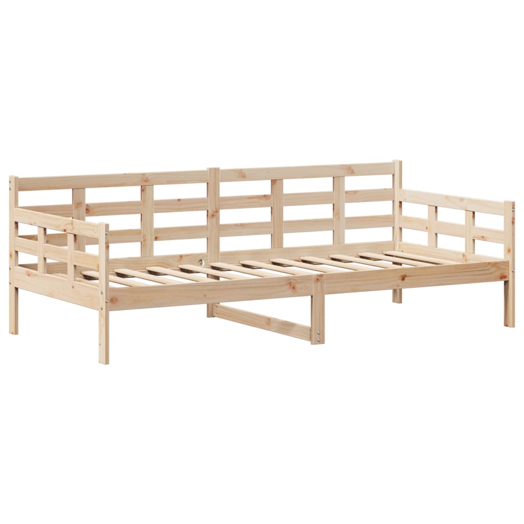 Dormeuse and Bench Set with Roof 80x200cm Solid Pine Wood