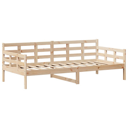 Dormeuse and Bench Set with Roof 80x200cm Solid Pine Wood