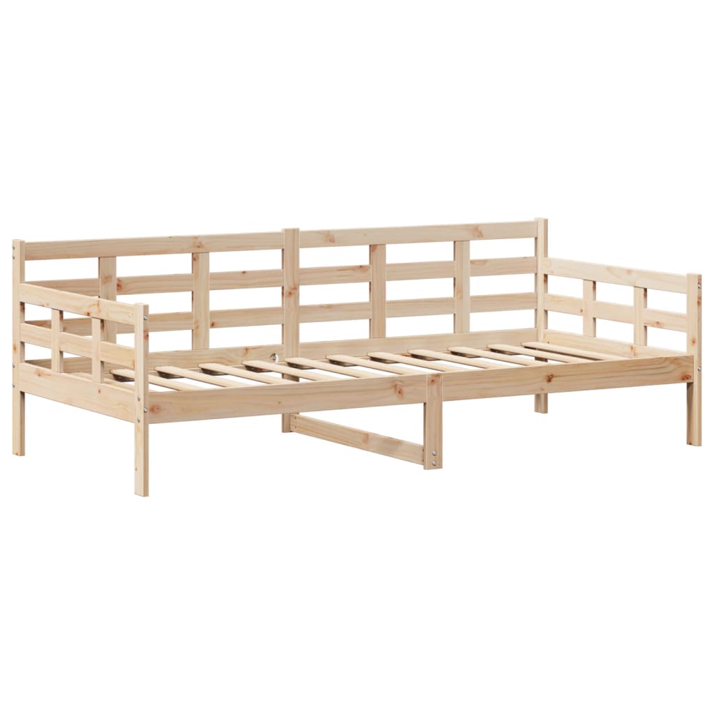 Set Dormeuse e Panca con Tetto 90x190cm Legno Massello di Pino