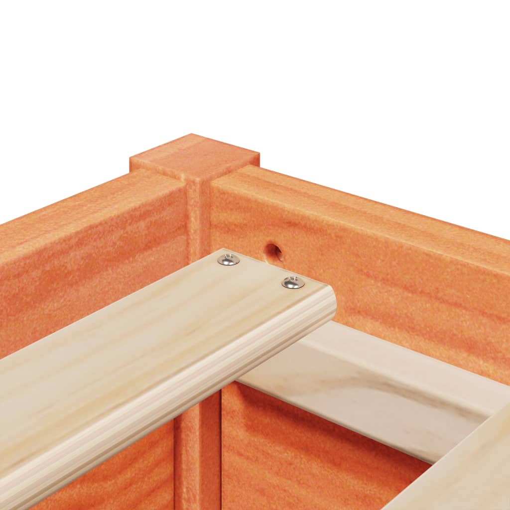 Letto senza Materasso Marrone Cera 140x190 cm in Legno di Pino - homemem39