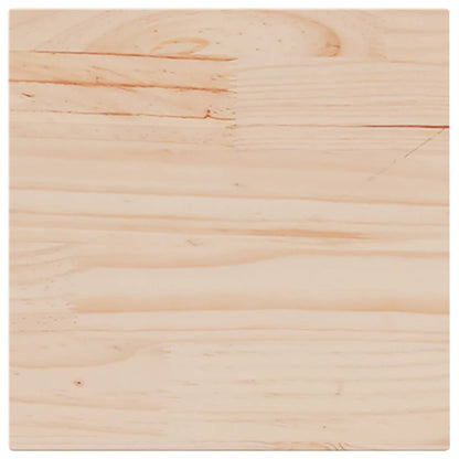 Piano Tavolo 40x40x1,7 cm Quadrato in Legno Massello di Pino