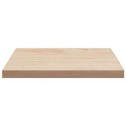 Piano Tavolo 40x40x1,7 cm Quadrato in Legno Massello di Pino